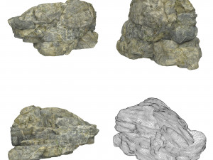 Stone Rock Collection 3D Модель
