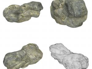Stone Rock Collection 3D Модель