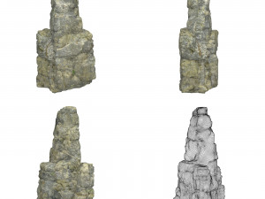Stone Rock Collection 3D Модель