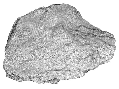 Desert Rock 01 Modello 3D