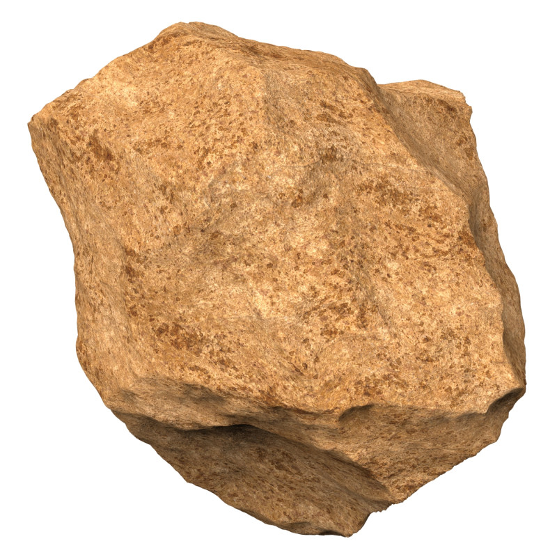 Desert Rock 02 3D Model .c4d .max .obj .3ds .fbx .stl .blend