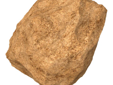 W&uuml;stenfelsen 02 3D Modell