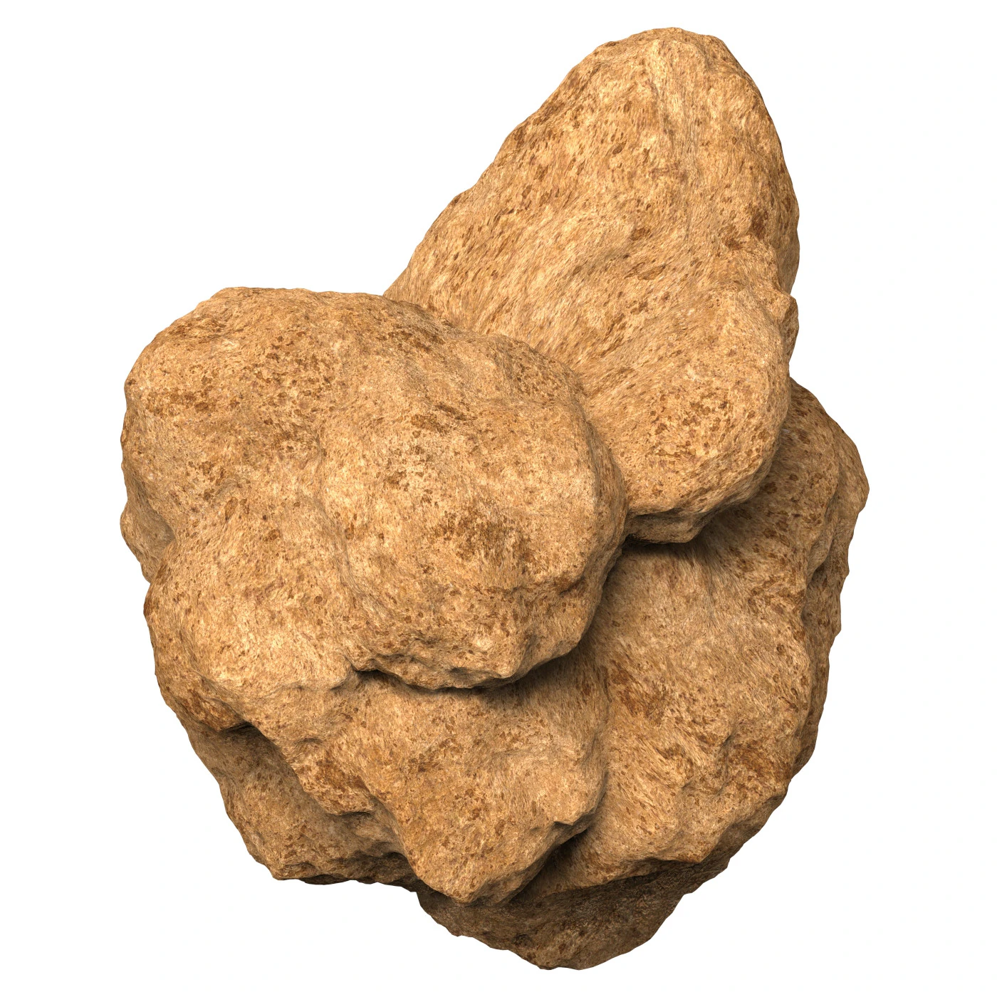 Desert Rock 07 3D Model .c4d .max .obj .3ds .fbx .stl .blend