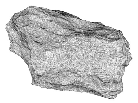 Desert Rock 09 Modelo 3D