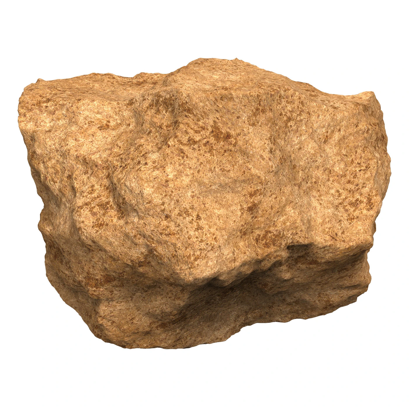 Desert Rock 12 3D Model .c4d .max .obj .3ds .fbx .stl .blend 