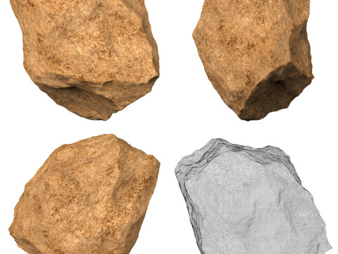 Desert Rock Collection 3D Model