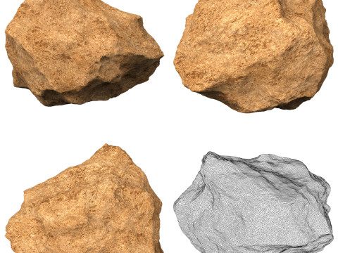 Desert Rock Collection 3D Model