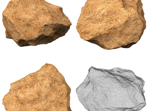 Desert Rock Collection 3D Model