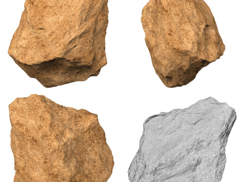 Desert Rock Collection 3D Model