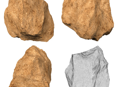 Desert Rock Collection 3D Model