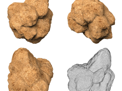 Desert Rock Collection 3D Model