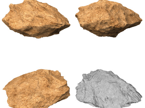 Desert Rock Collection 3D Model