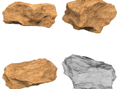 Desert Rock Collection 3D Model