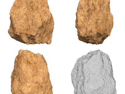 Desert Rock Collection 3D Model