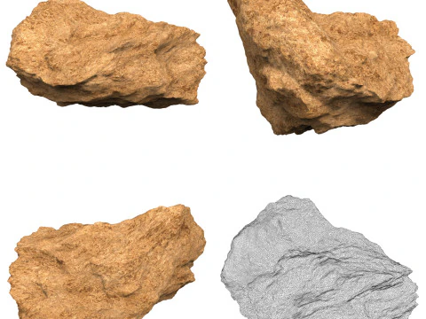 Desert Rock Collection 3D Model