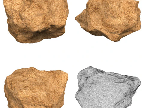Desert Rock Collection 3D Model