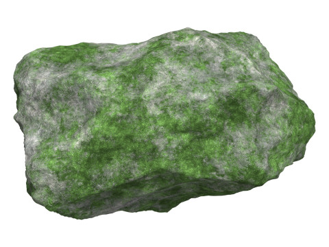 Mossy Rock 02 Modèle 3D