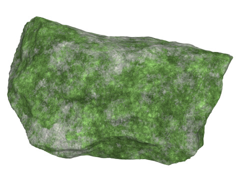 Mossy Rock 03 3D 모델