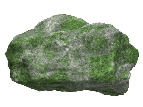 Mossy Rock 05 3D Модель