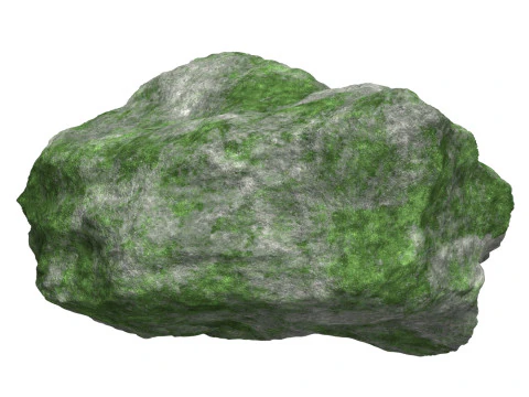 Mossy Rock 05 3D Model