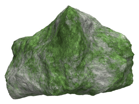 Mossy Rock 05 3D Модель