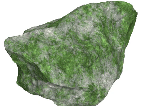 Mossy Rock 05 3D Model