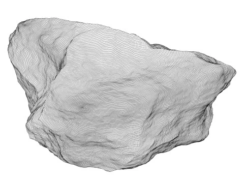 Mossy Rock 05 3D Model