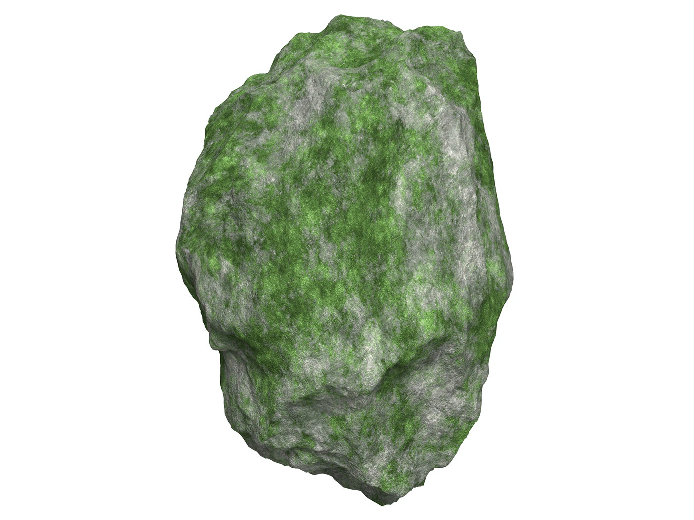 Mossy Rock 06 3D Model .c4d .max .obj .3ds .fbx .stl .blend 