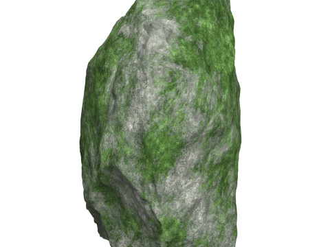 Mossy Rock 06 3D Model