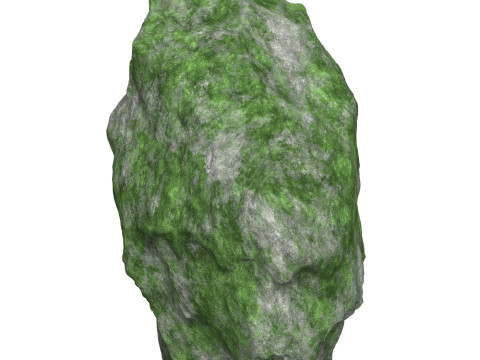 Mossy Rock 06 3D Model