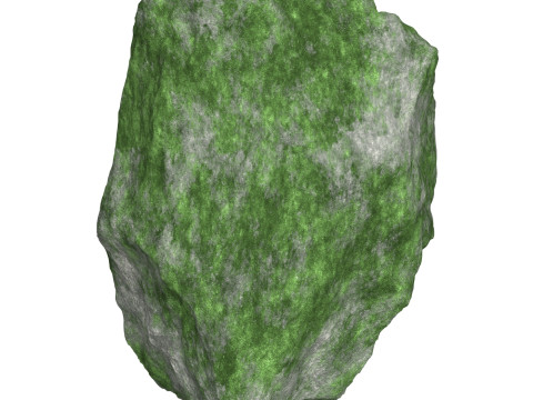 Mossy Rock 06 3D Model