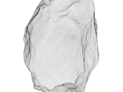 Mossy Rock 06 3D Model