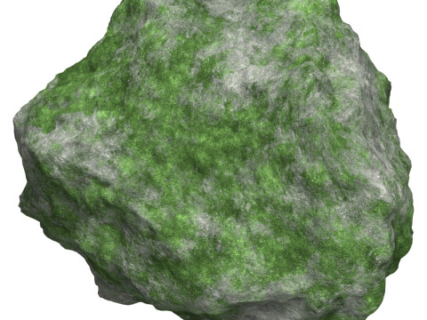 Mossy Rock 07 3D Model