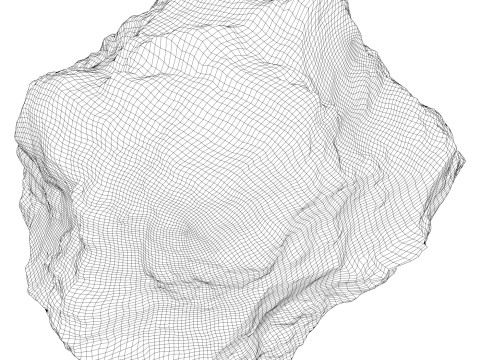 Mossy Rock 07 3D Model