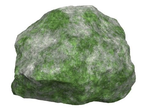 Mossy Rock 09 Modèle 3D