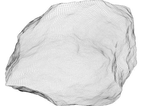 Mossy Rock 09 3D Модель