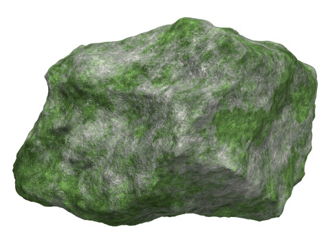 Mossy Rock 10 Model 3D