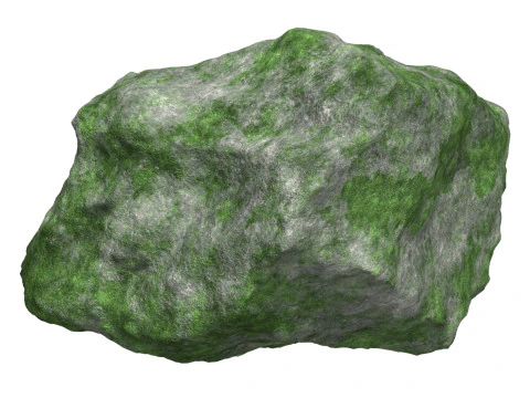 Mossy Rock 10 3D Model