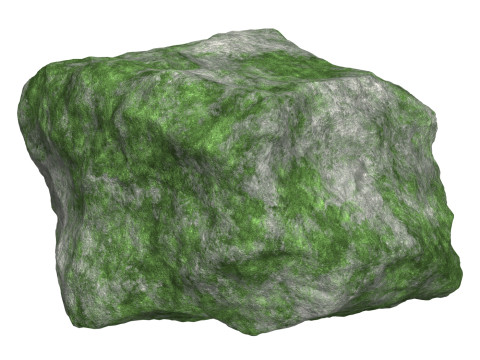 Mossy Rock 10 Model 3D