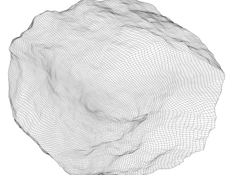 Mossy Rock 10 3D Model