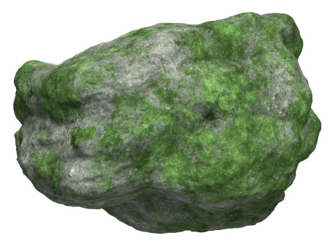 Mossy Rock 11 3D Model