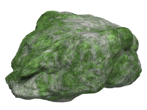 Mossy Rock 11 3D Model