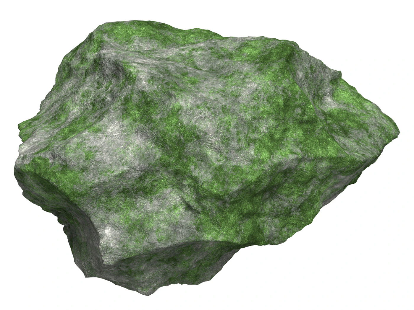 Roccia muschiosa 12 Modello 3D .c4d .max .obj .3ds .fbx .stl .blend