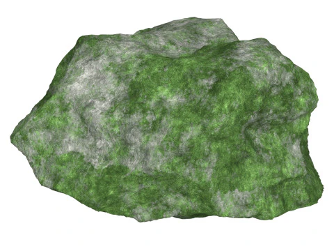 Roccia muschiosa 12 Modello 3D