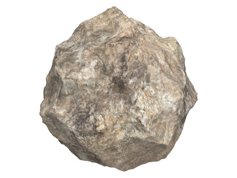 Rock Boulder 01 3D Model