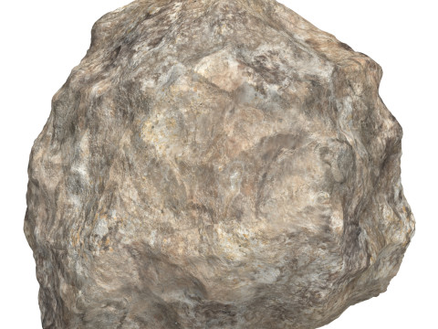 Rock Boulder 01 3Dモデル