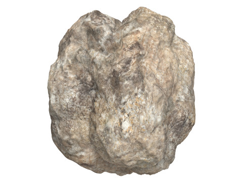 Rock Boulder 02 3D Model