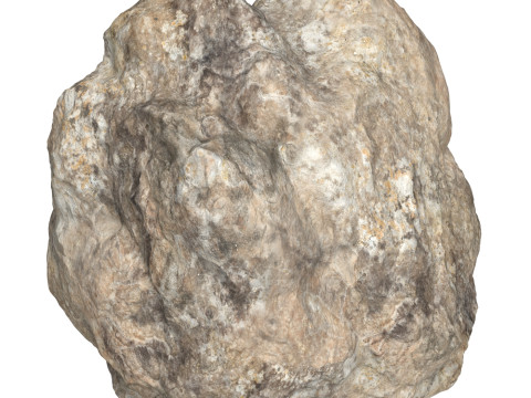 Rock Boulder 02 Model 3D