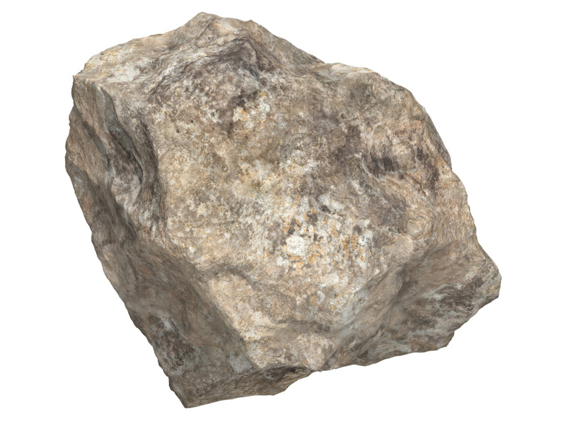 Rock Boulder 03 3D Model .c4d .max .obj .3ds .fbx .stl .blend 
