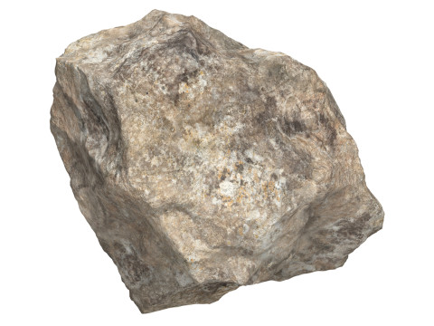 Rock Boulder 03 3D Model